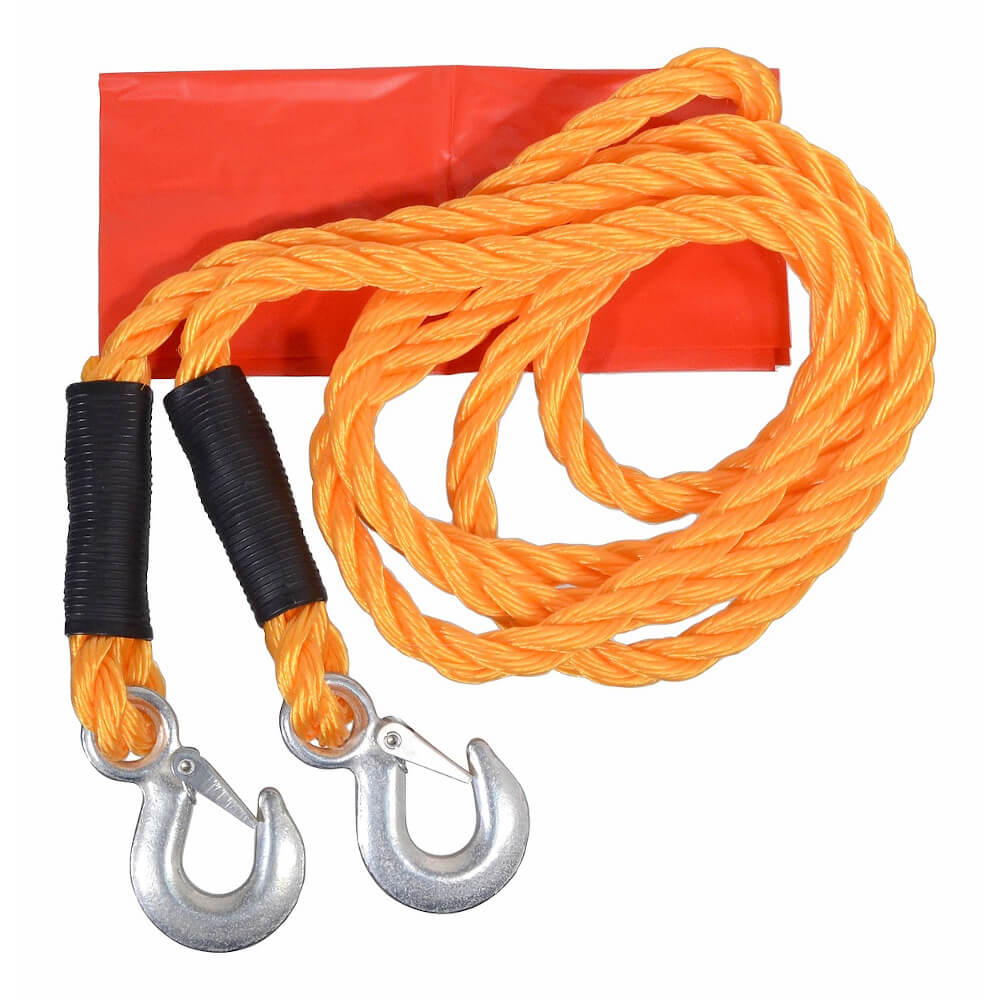 Lano tažné 3000 kg s karabinami Compass 01232