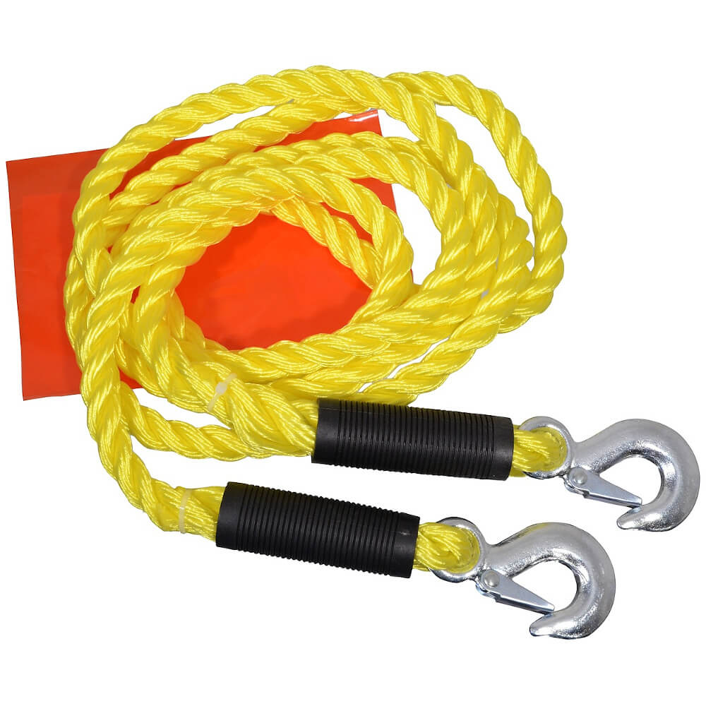 Lano tažné 5000 kg s karabinami Compass 01233