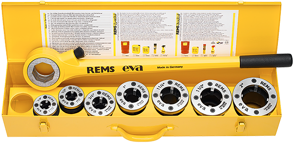 REMS Eva ruční závitnice sada R 1/2-3/4-1-1.1/4, 520015