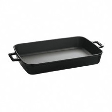 Litinový černý pekáč 22x30 cm Lava Metal LVPTP2230K0BL