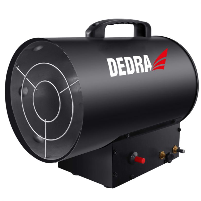 Dedra plynové topidlo 7-15 kW s regulací teploty DED9942 černé