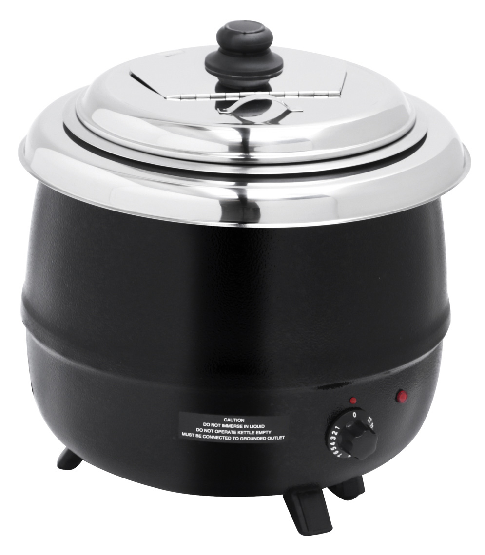 Kotlík na polévku 13 l černý, elektricky 230V 600W Soup Kettle SB-6000A GTIP