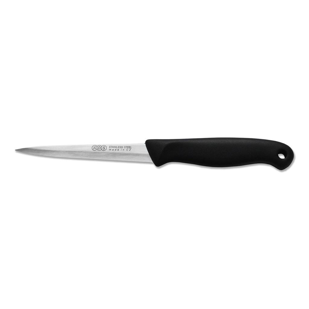 Kuchyňský nůž 105 mm špickovací nerez černý KDS 2094