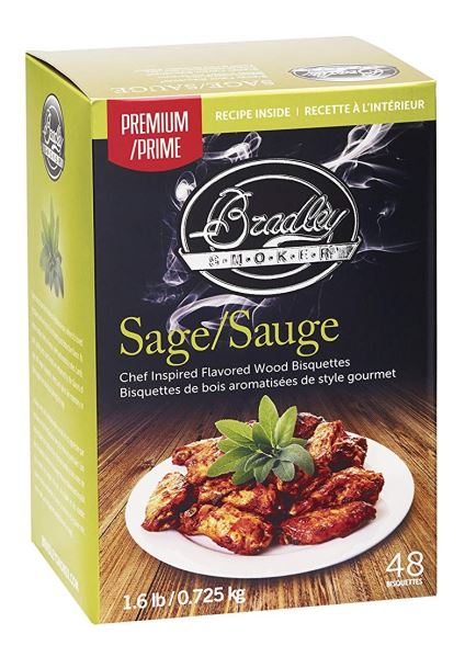 Sage Premium udící briketky 48 kusů, Bradley Smoker BTSG48