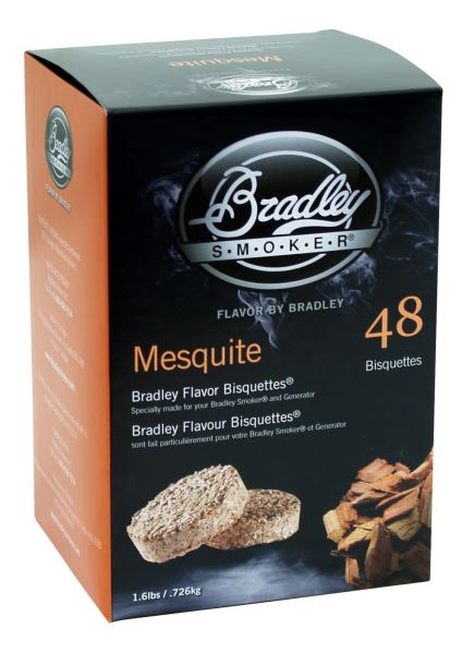 Mesquite udící briketky 48 kusů, Bradley Smoker BTMQ48
