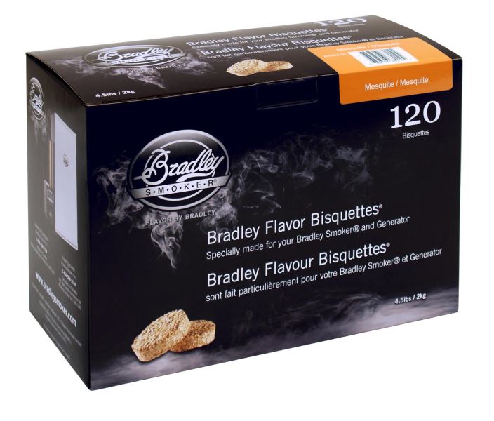Mesquitové udící briketky 120 kusů, Bradley Smoker BTMQ120