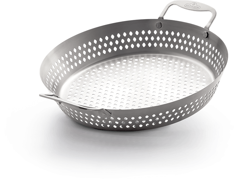 Napoleon Grilovací nerezová miska Wok 30cm, 56027 na zeleninu, perforovaná