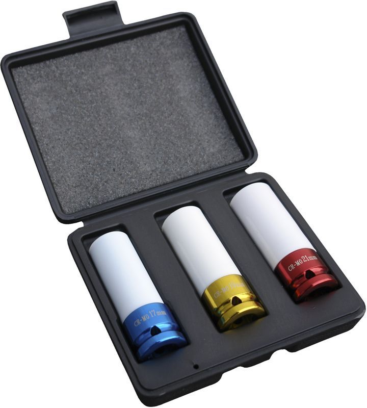 GÜDE Nástrčné rázové hlavice 1/2", sada 3ks 75131