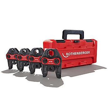 Set 4 lisovací čelisti Standard U 16-20-25-32 mm v kufru 015067X Rothenberger