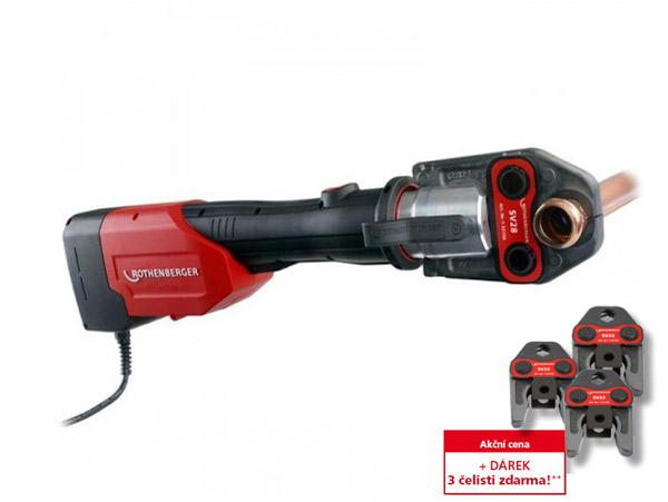 Lisovací kleště Romax 3000 AC basic SET 230V + 3 čelisti Rothenberger S1000001001