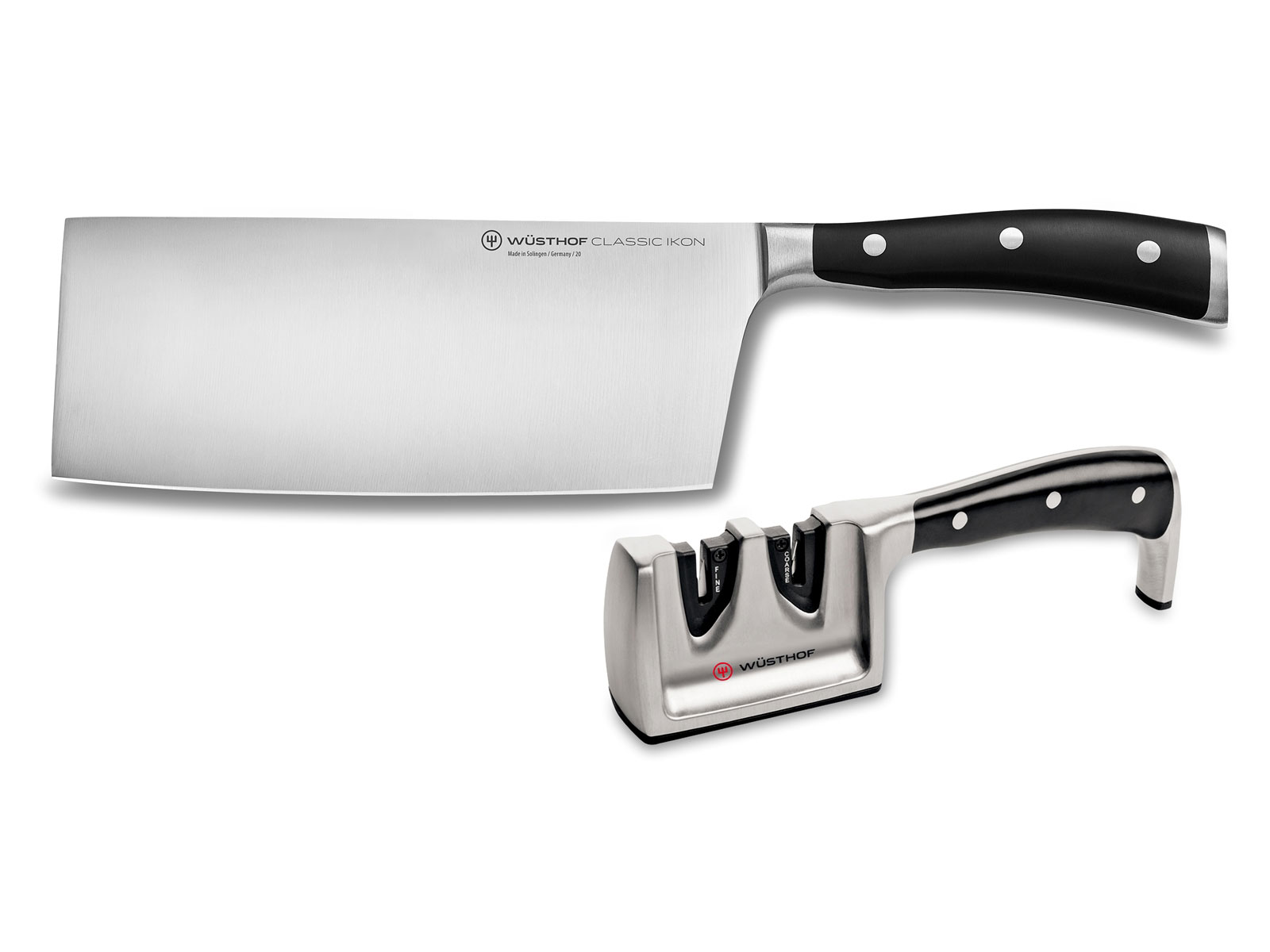Wüsthof Čínský kuchařský nůž 18 cm CLASSIC IKON a brousek 1120360203