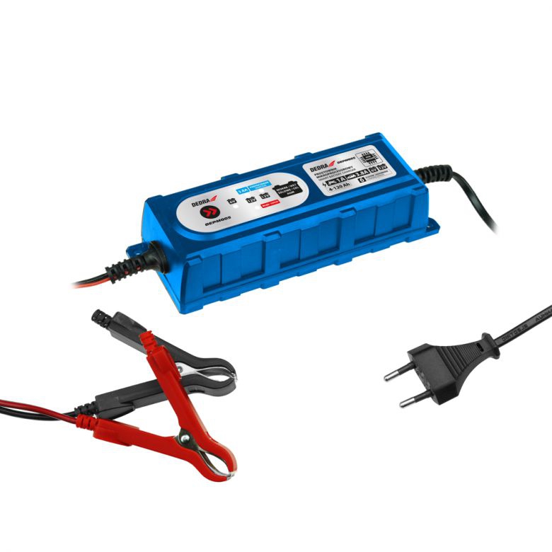 Dedra nabíječka autobaterií 1A/3.8A, 6V/12V, 4-120Ah DEPM005 Mikroprocesorový usměrňovač