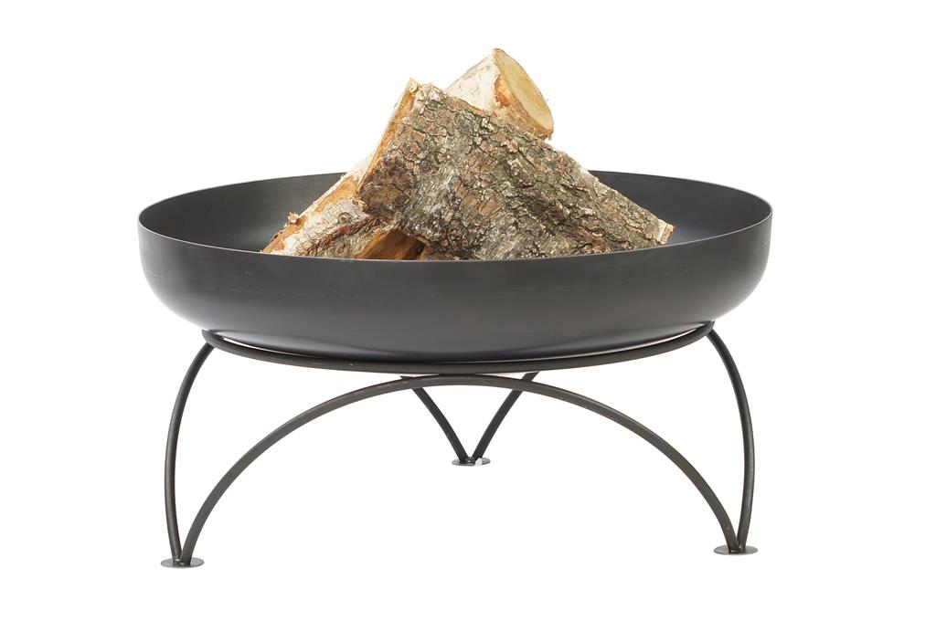 FCOOK Kovové ohniště 70cm Pan8 kruhové E00457 lakované 3 Omega nožky