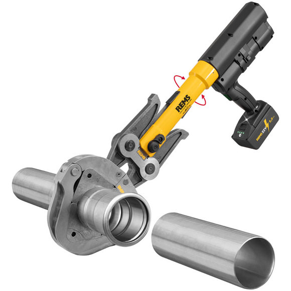 REMS Akku-Press XL Radiální Lis 45 kN 22 V ACC Basic-Pack Z7, 579014, pr. 64-108 mm
