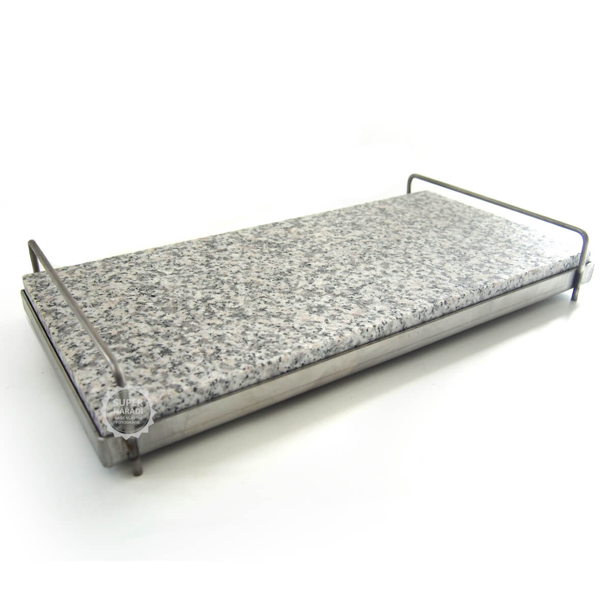 G21 Grilovací kámen 43x20 cm žulový s nerezovým rámem 6390323