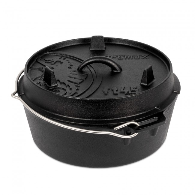 Litinový kotlík 3,5 l s poklicí Dutch Oven ft4.5 Petromax 730669 Holandská trouba