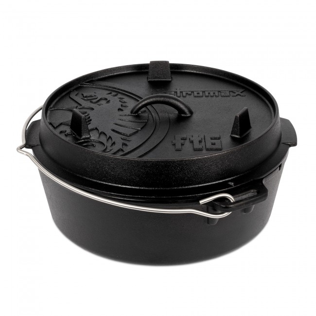 Litinový kotlík 5,5 l s poklicí Dutch Oven ft6 Petromax 701478 Holandská trouba