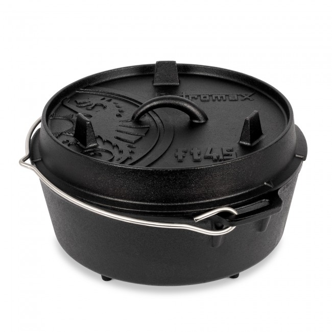 Litinový kotlík 3,5 l s poklicí Dutch Oven ft4.5 s nožkami Petromax 730614 Holandská trouba
