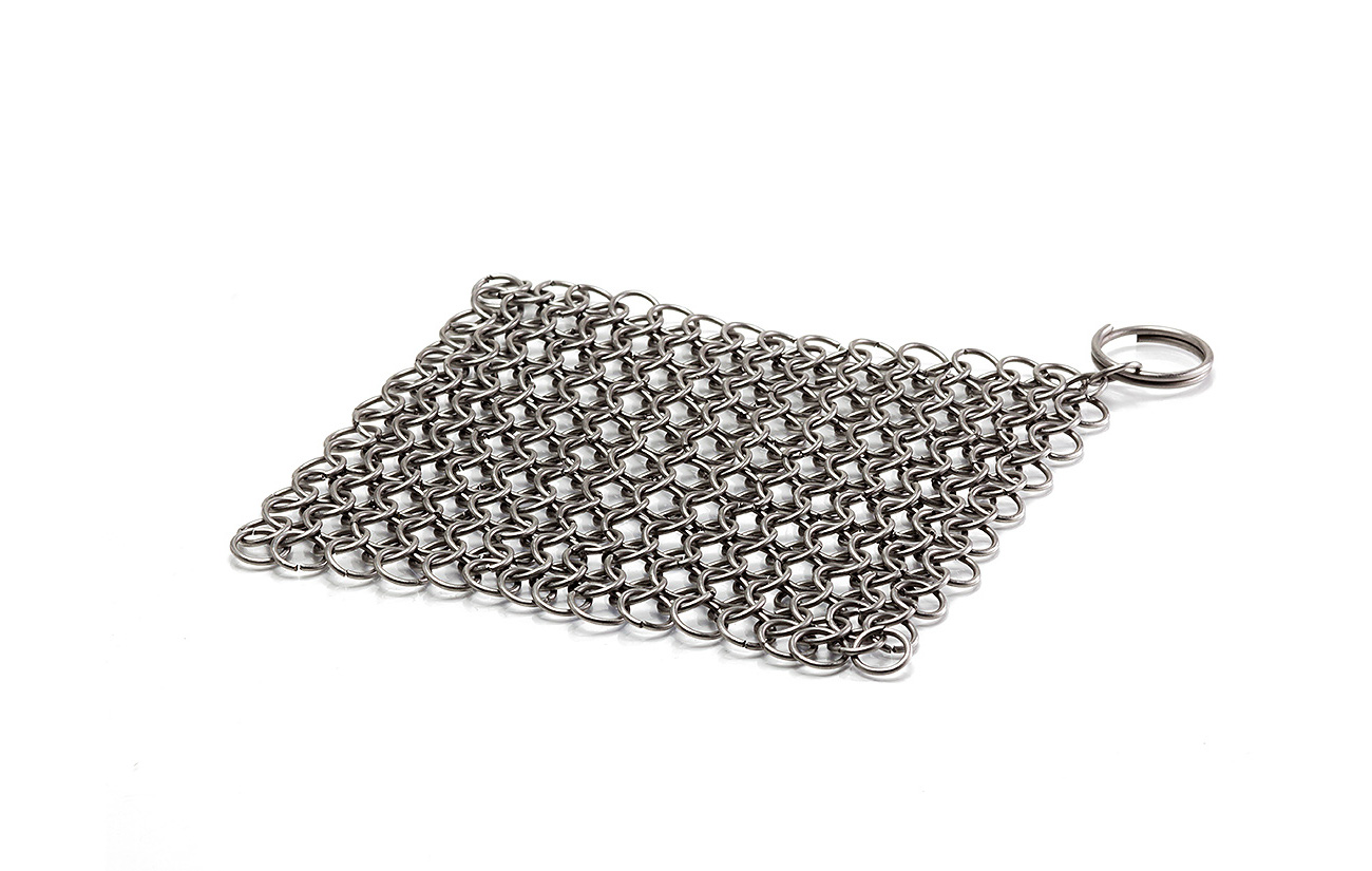 Nerezová škrabka 12x12 cm na čištění litiny Petromax 701584