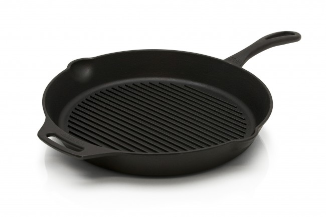 Grilovací pánev 35 cm, litina s rukojetí Petromax 730744