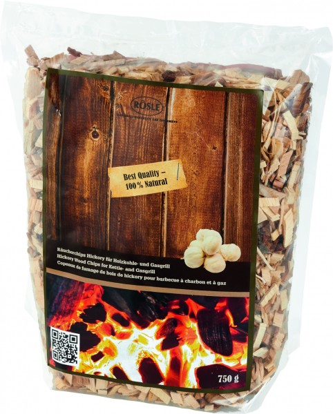 Udící lupínky Hickory 750 g Rösle 25103