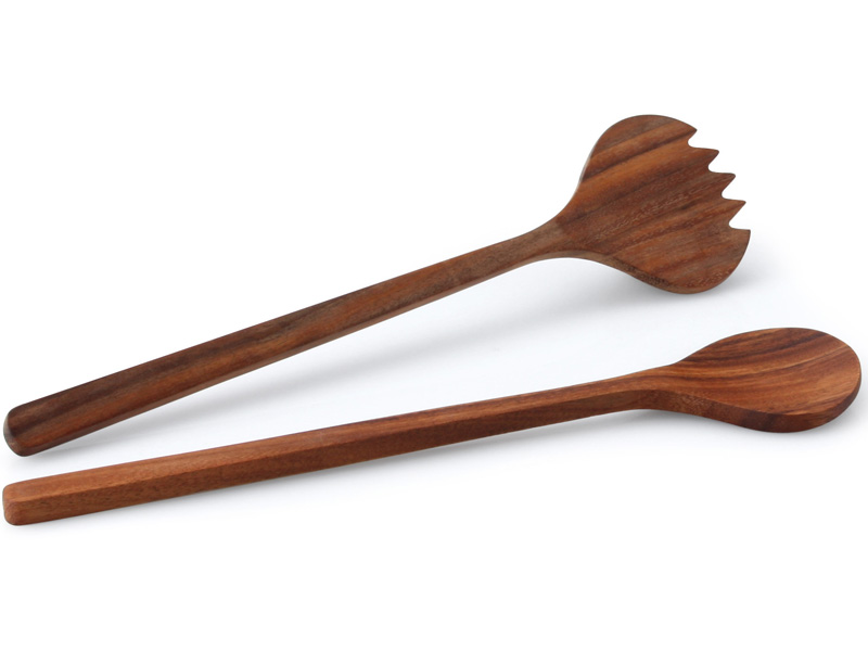 Dřevěný příbor 36 cm na salát AKÁCIE Continenta C4841