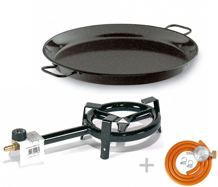 Paella X-SET hořák+pánev smalt 20+36 cm Valenciana P1320, P0236 Vaello