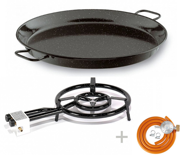 Paella X-SET hořák+pánev smalt 40+60 cm Valenciana P1540, P0260 Vaello