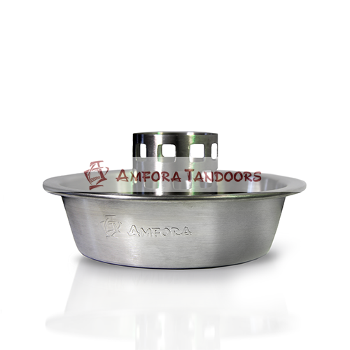 Stojan na kuře 28 cm, nerez Amfora 0000994