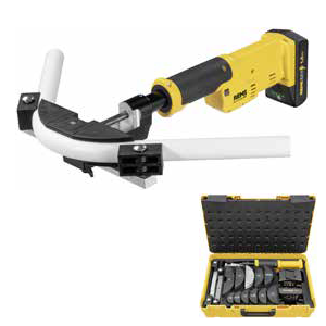 REMS Aku Hydro-Swing 22 V Set 11 ks 10-32 Cu, vrstvené trubky, ohýbačka trubek 153418