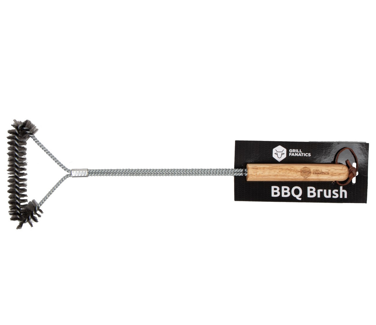 Kartáč na rošty, ocelové štětiny Grill Fanatics 1381