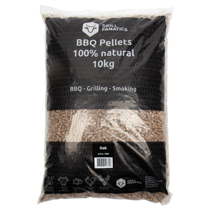 Dub dřevěné pelety 10 kg Grill Fanatics 1356 do grilu, udírny