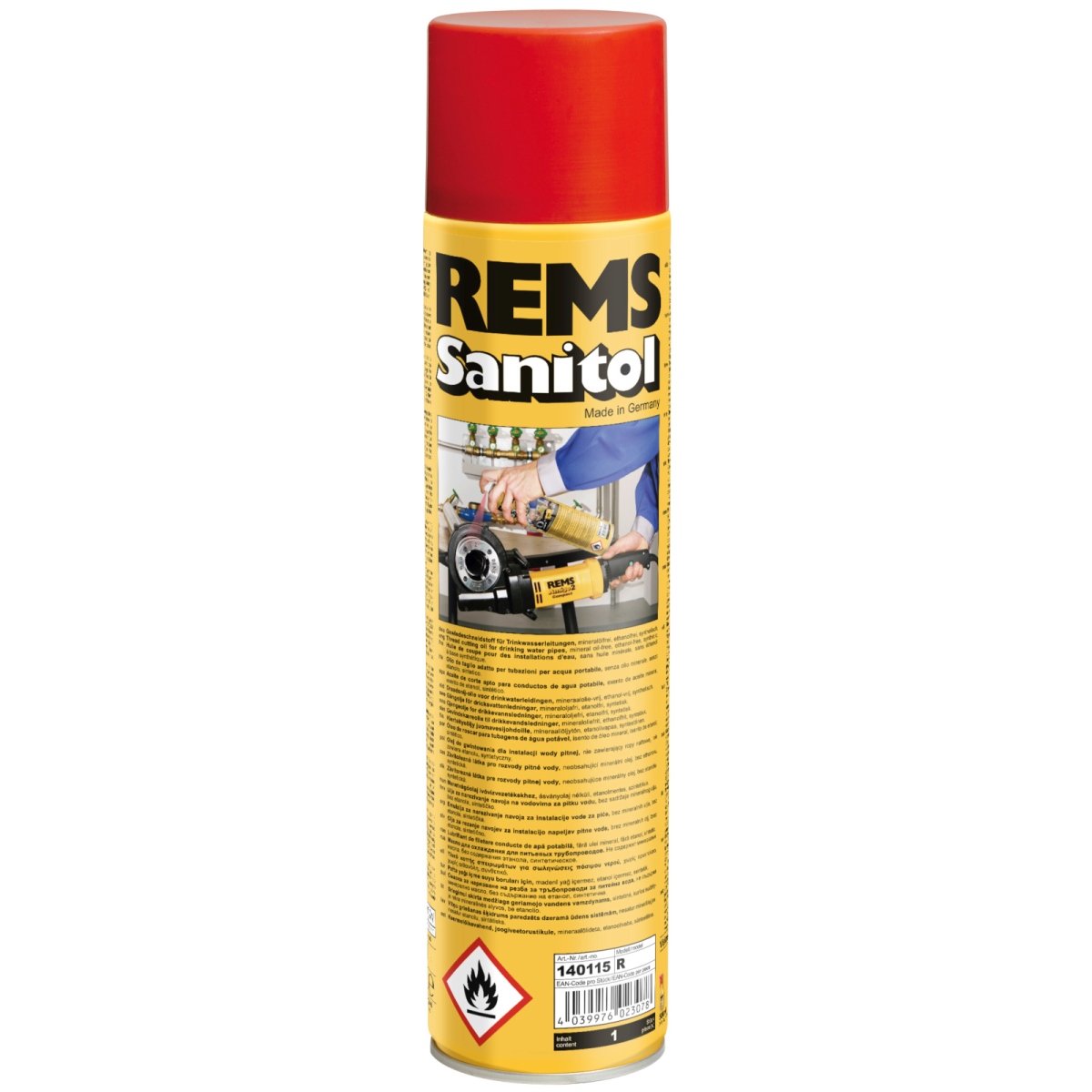 Rems Sanitol 600 ml závitořezný sprej 140115