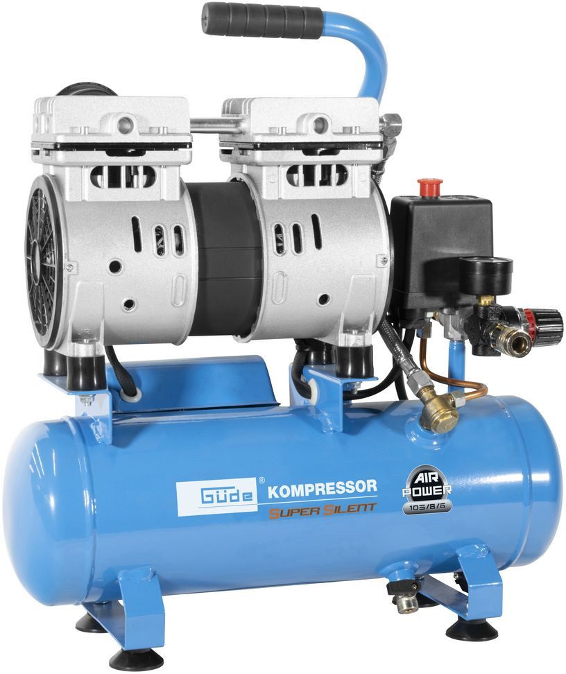 Güde Kompresor AirPower 105/8/6 Silent, bezolejový, 550 W, 230 V, 50133