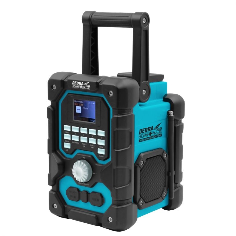 Dedra Aku rádio Bluetooth LCD USB DED7006BT 18V, 230V SAS+ALL