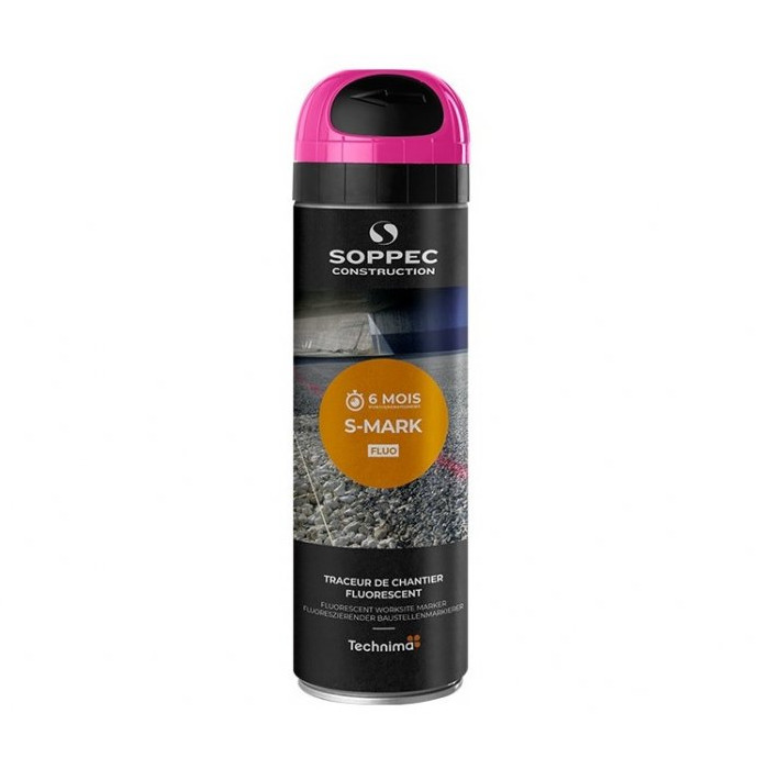Značkovací sprej 500 ml růžový, 6 měs. S-Mark Soppec 13364 fluorescenční