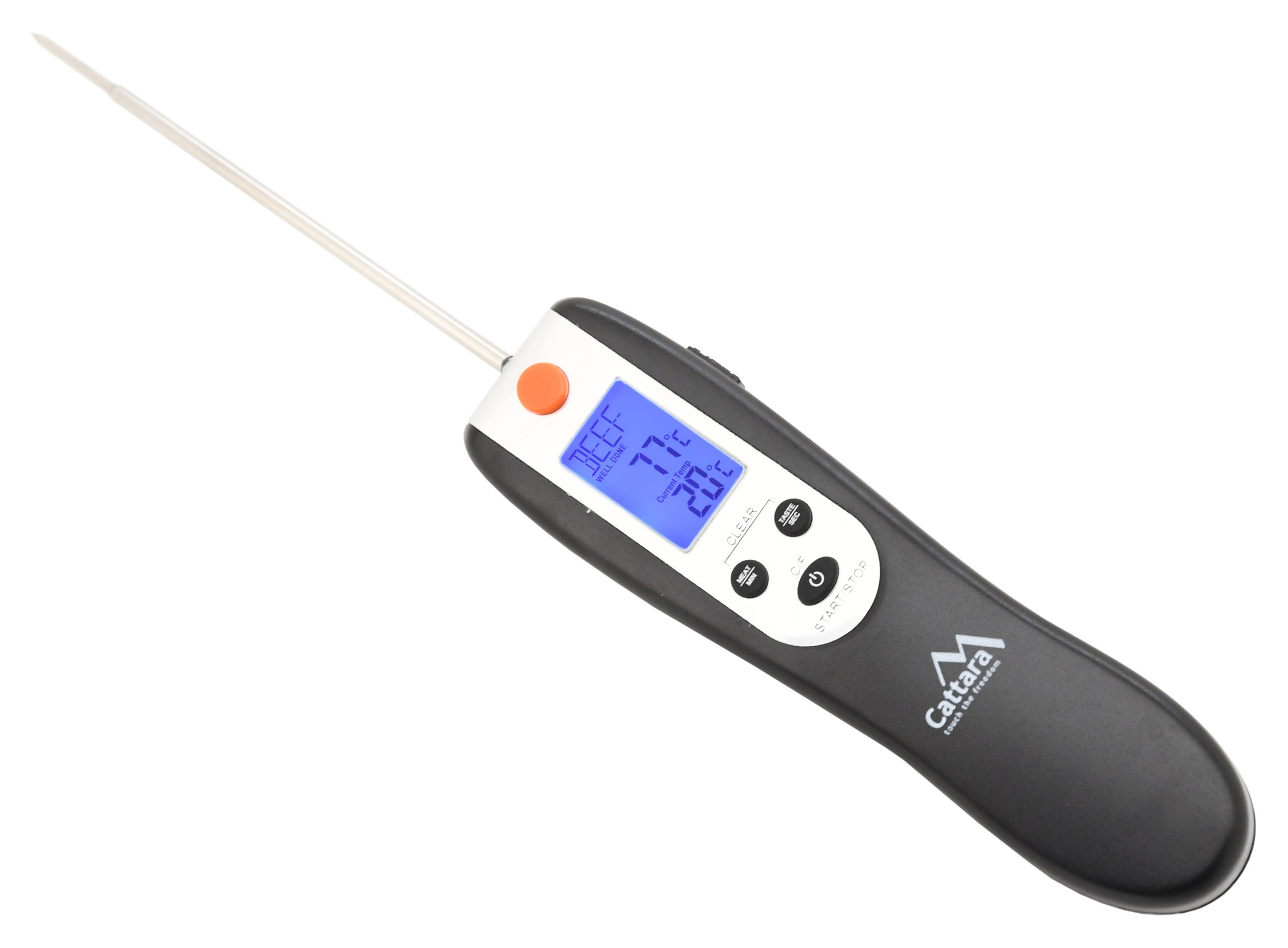 Cattara Grilovací teploměr digitální skládací 0-300°C 13088 do masa SMART
