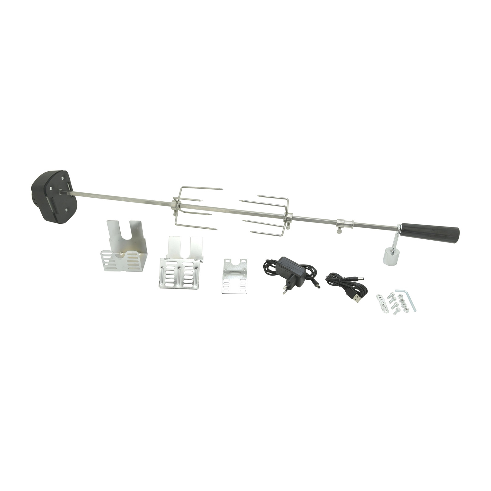 Cattara grilovací jehla 94cm 230V UNI 13053, elektrická s motorkem
