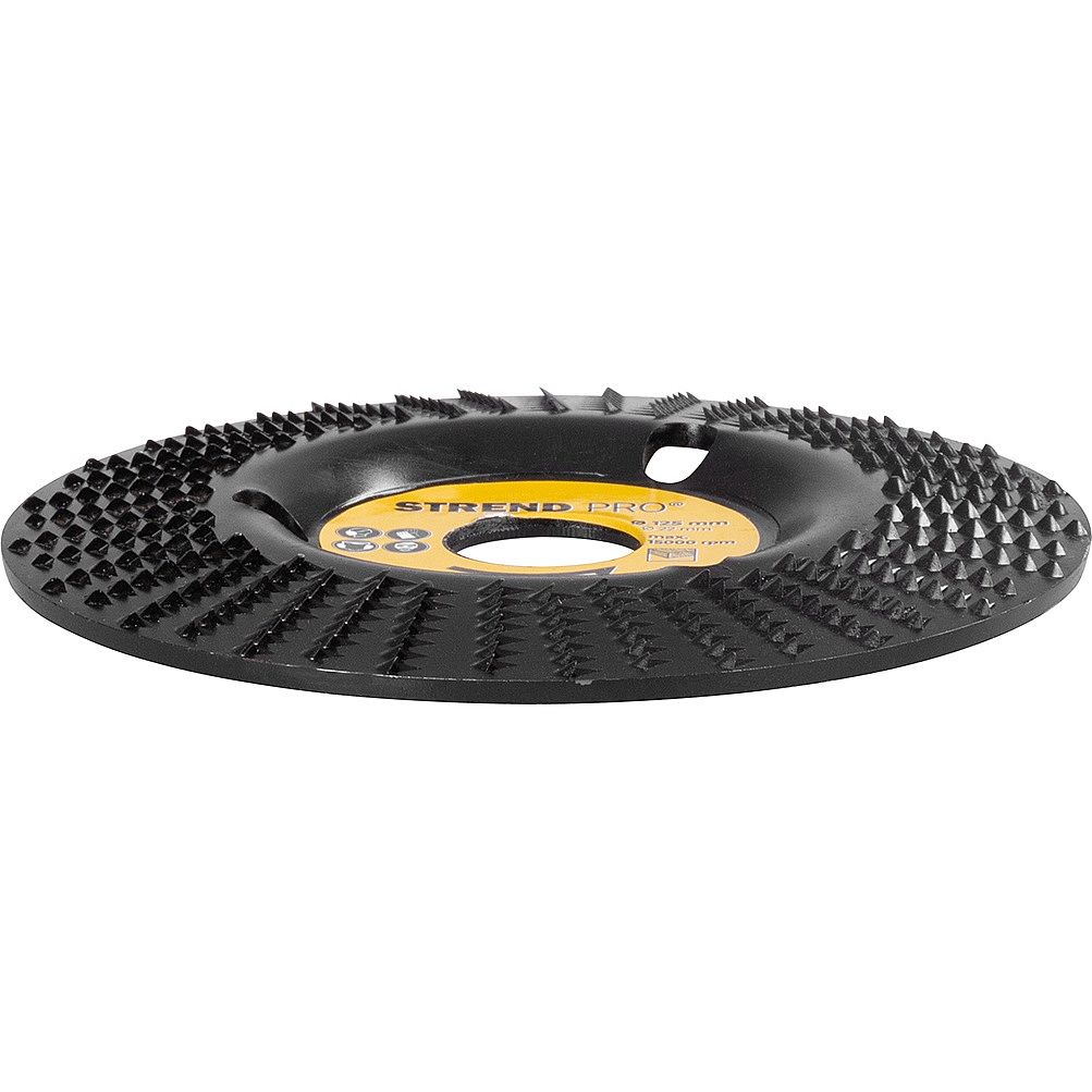 Kotouč rašplový na dřevo, jemný 125mm 2232041 Strend Pro, zkosený