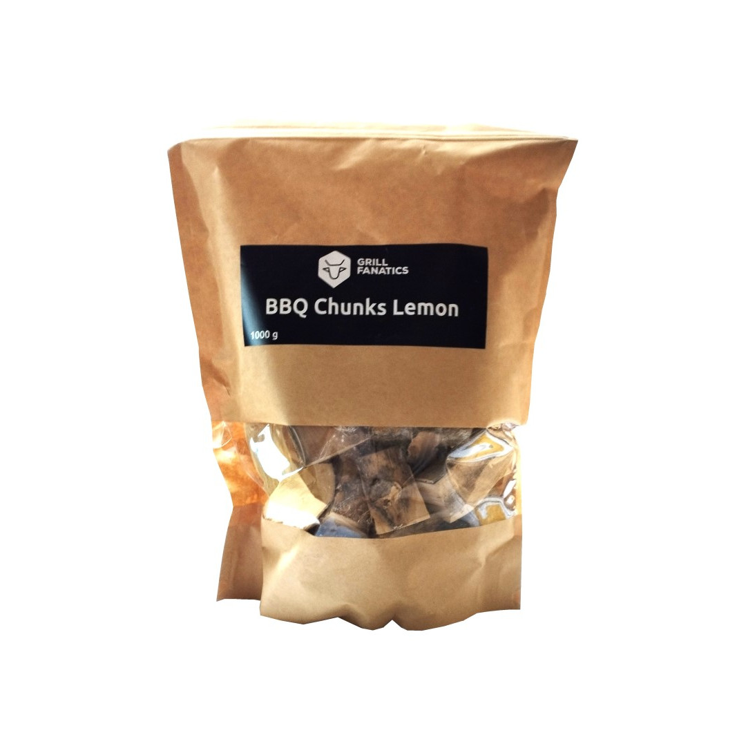 Citrónové udící dřevěné kousky 1 kg BBQ, Grill Fanatics 1435