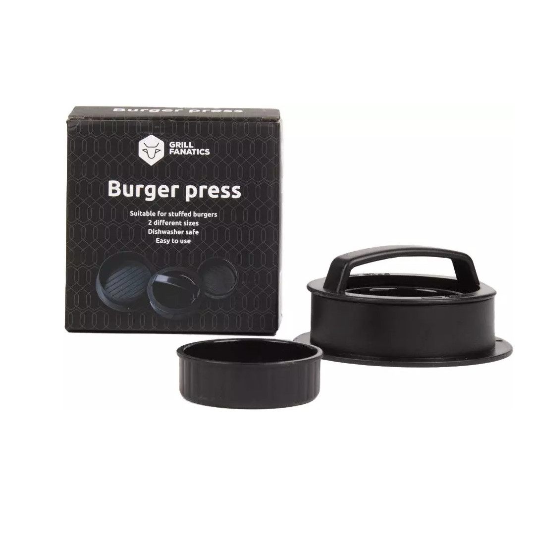 Lis na burgery Grill Fanatics 1410, Burger press, 2 velikosti 6 + 10 cm