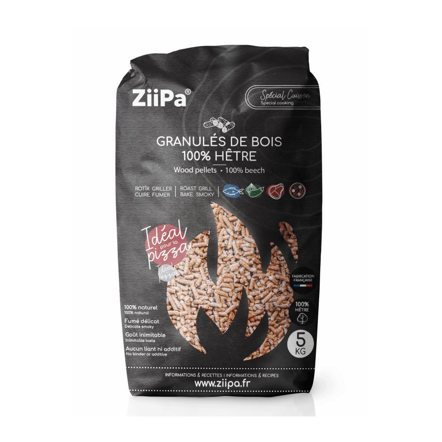 Buk dřevěné pelety 5 kg, 100% přírodní Ziipa 22-047