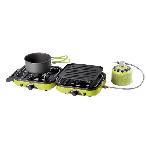 Meva vařič Dual Compact UKP22003 propan-butanový s grilem, skládací na kartuše 7/16"