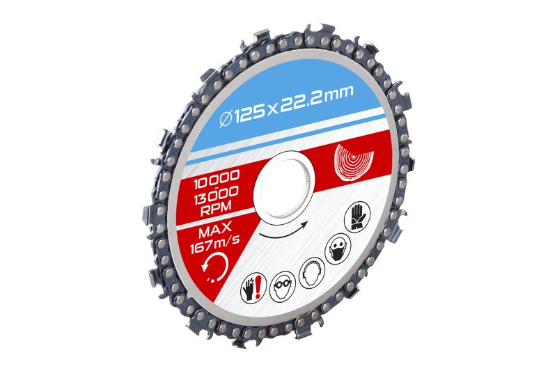 Dehco Kotouč řezný řetězový 125x22.2mm, 21804 na úhlovou brusku