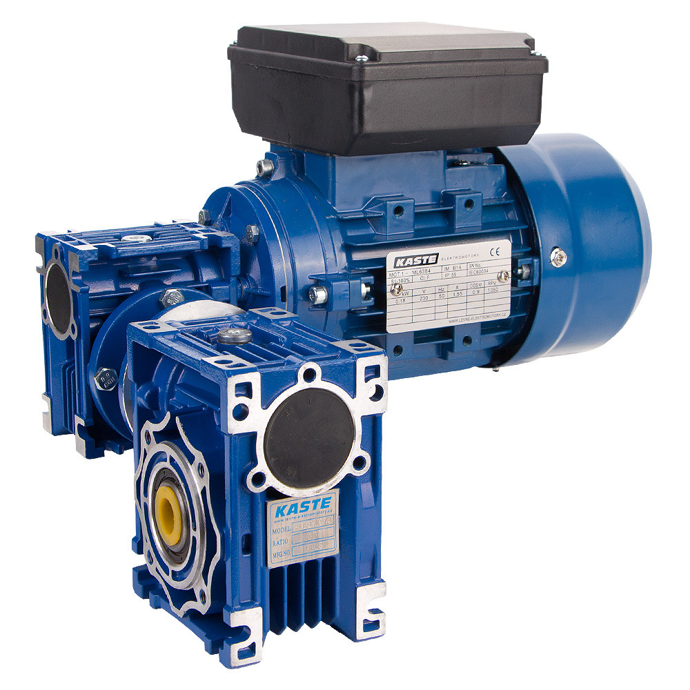 Elektromotor Kaste 180W 4,5 ot. 230V se šnekovou převodovkou FCNDK30/40, motor na gril