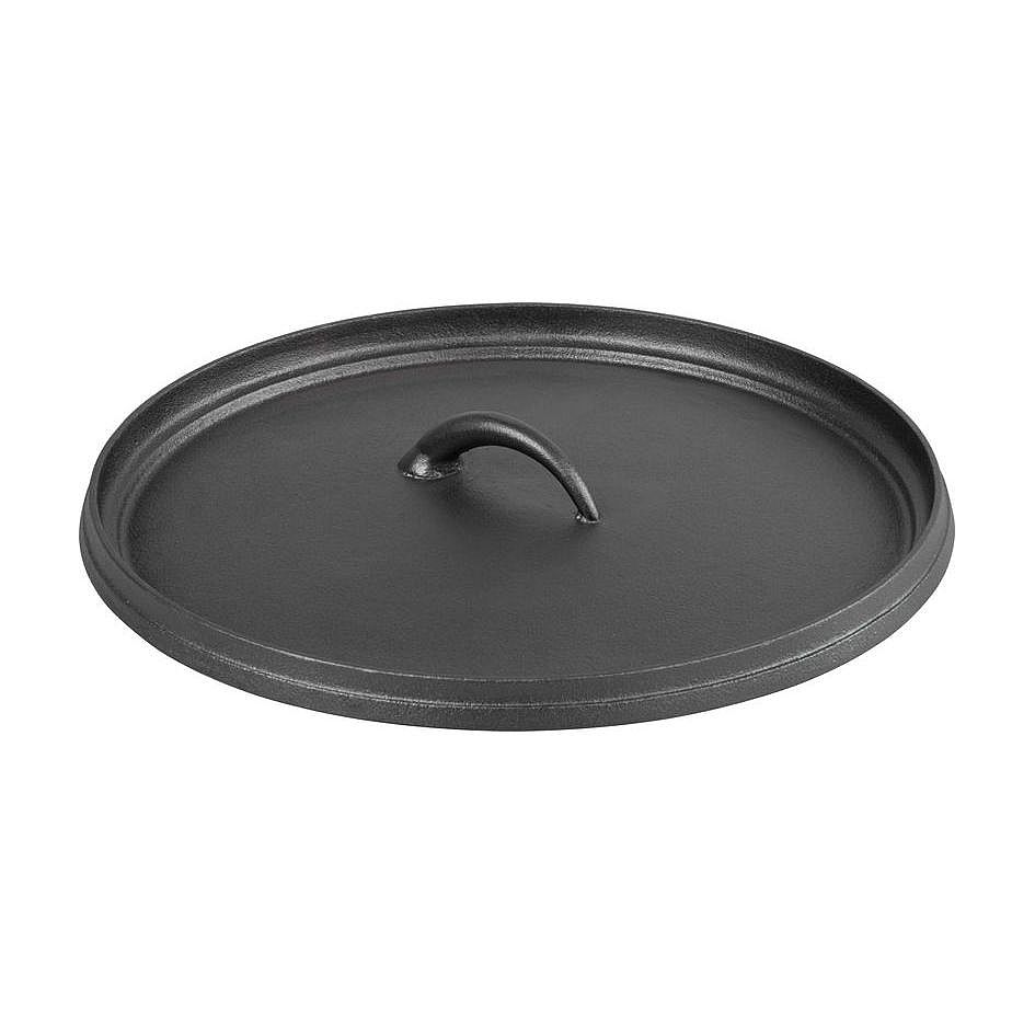 Poklice litinová 34 cm pro kotlík na guláš 10,1l Magic Home 254698 s madlem