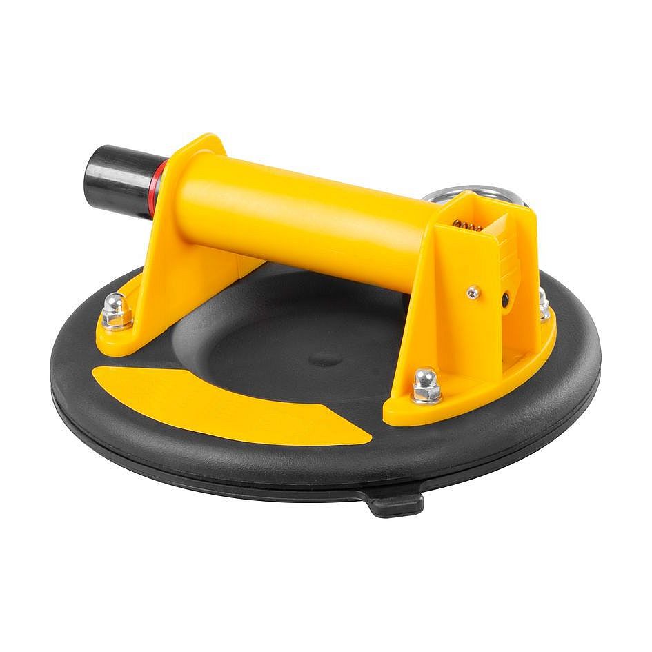 Držák, nosič na dlažbu 200mm s manometrem, 1 přísavka do 120kg, Strend Pro 2172827