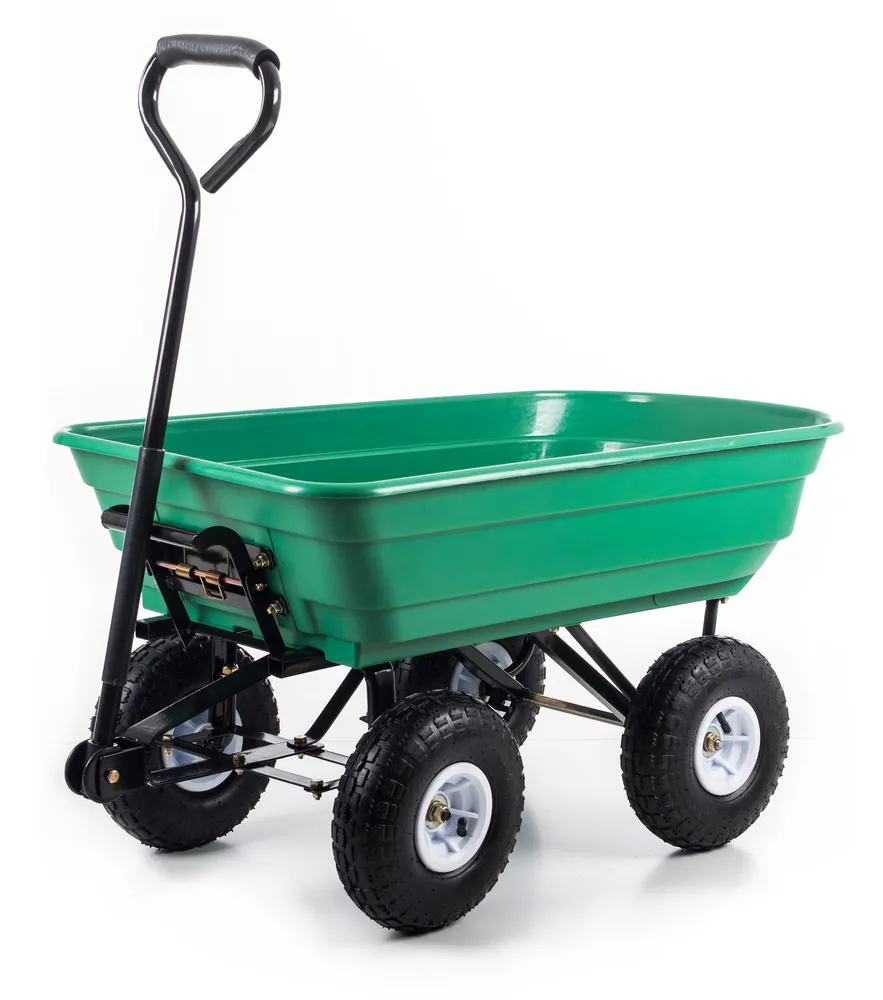 G21 Zahradní vozík GA 90, 6390215 do 130 Kg, sklápěcí korba, 4 kolečka