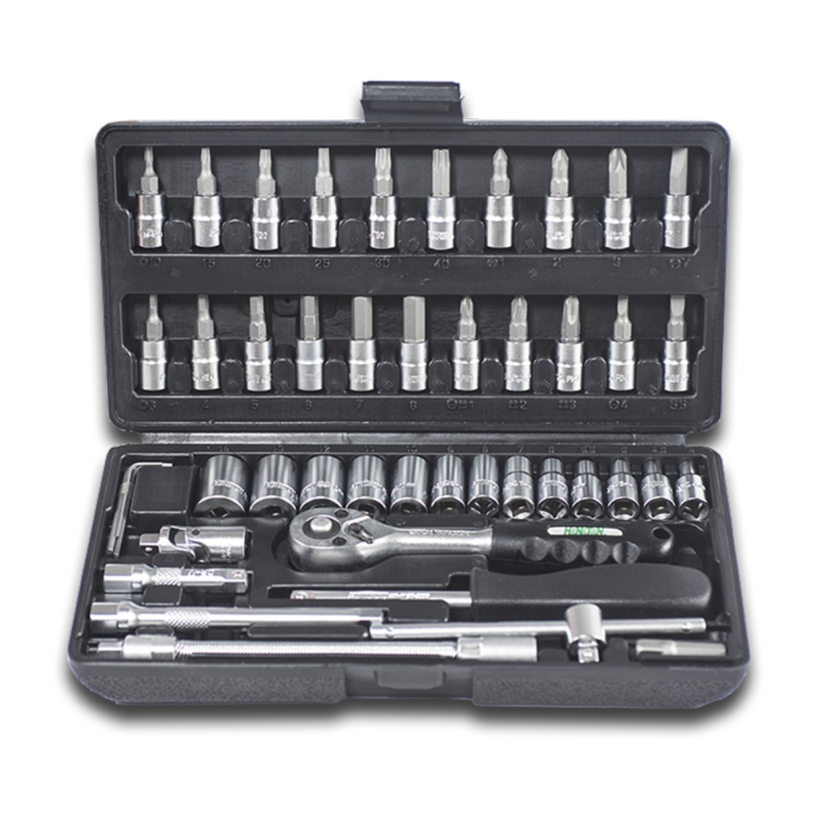 Honiton Sada hlavic 1/4" 46 dílů H1160 XTLine