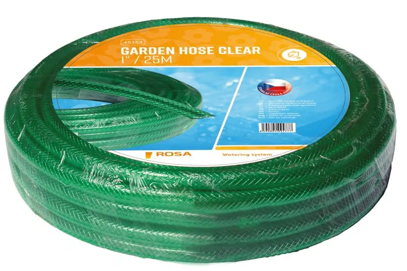 ROSA Hadice zahradní průhledná 1" 25m 45353, 25/32mm 360g/m
